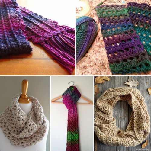 Easy Crochet Scarf - Free Patterns