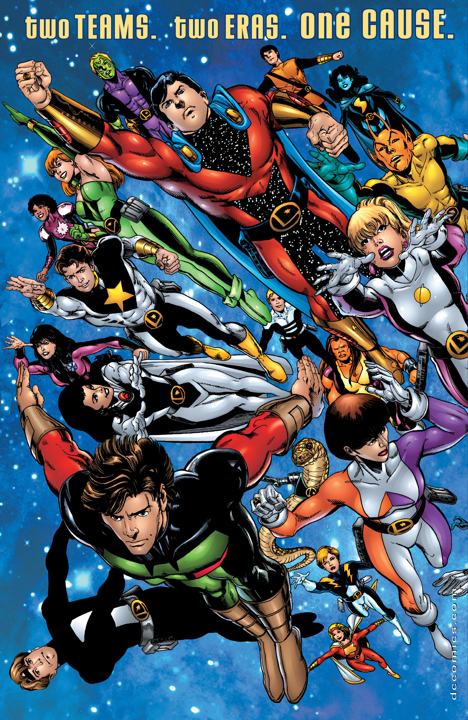Read online Titans/Legion of Super-Heroes: Universe Ablaze comic -  Issue #1 - 2