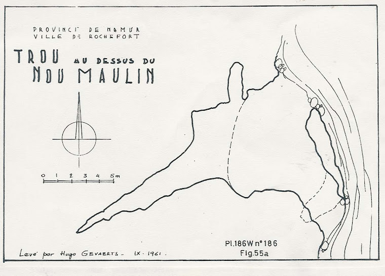 Trou au dessus du Nou Maulin 1961