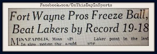 Image result for Fort Wayne Pistons defeated the Minneapolis Lakers