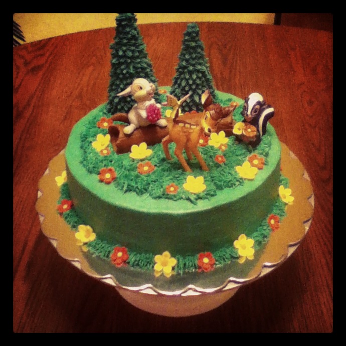 Bellissimo! Specialty Cakes: "Bambi and Friends Birthday Cake" - 1/13
