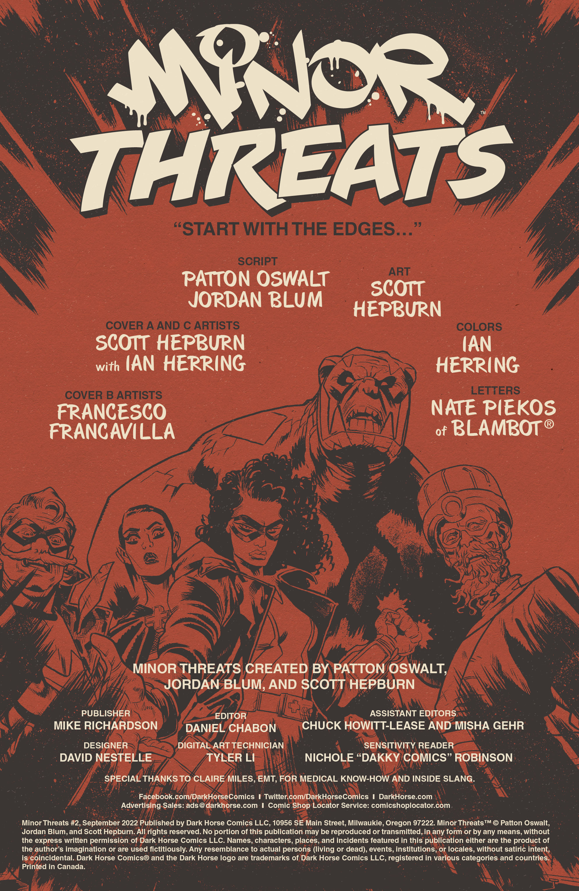 Read online Minor Threats comic -  Issue #2 - 2