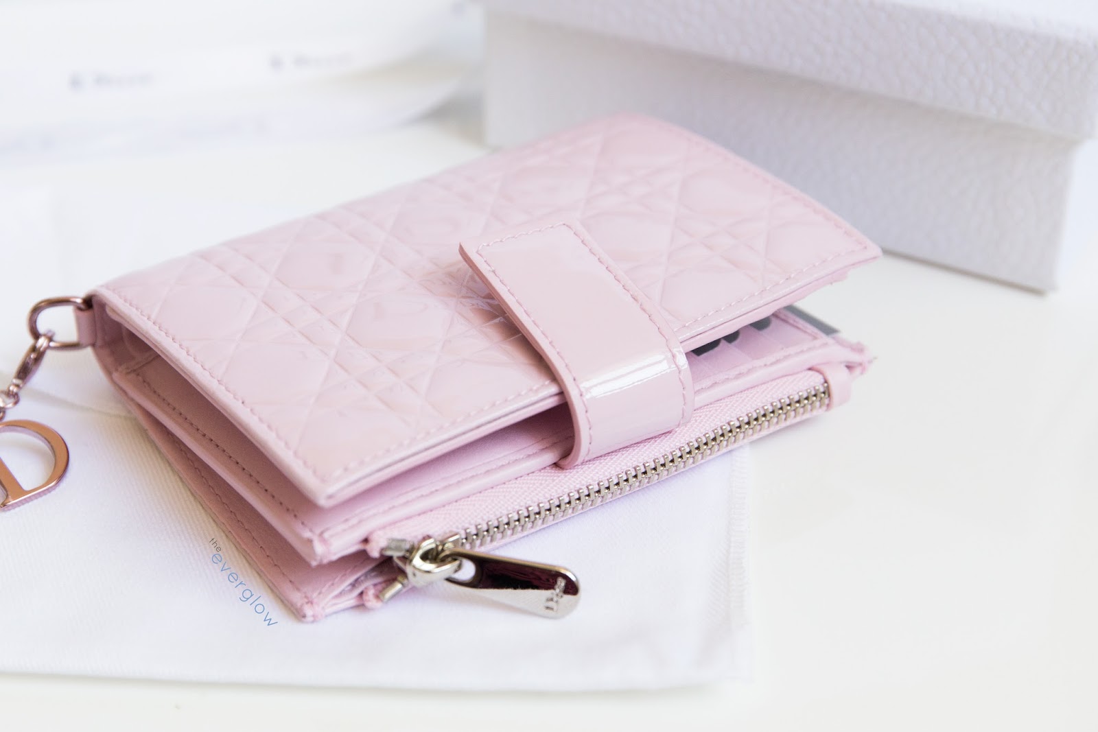 Dior Diorama Bag and Lady Dior Patent Wallet Review and Photos On The