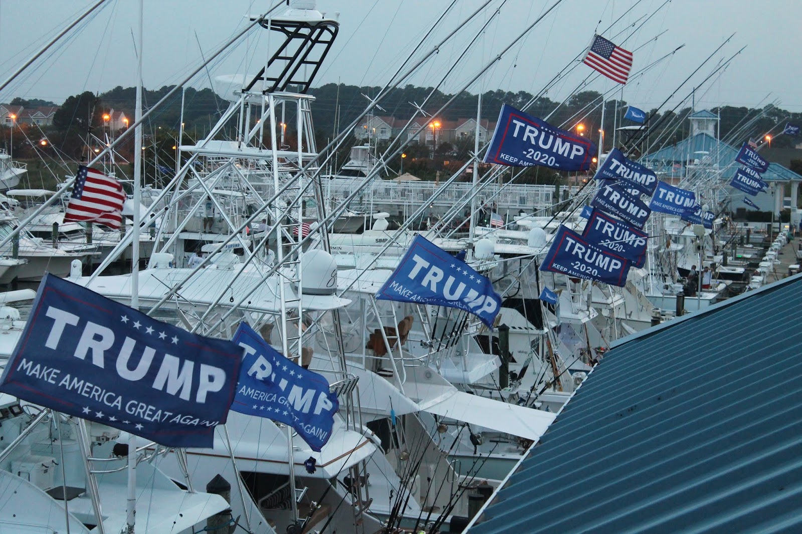 Salisbury News Trump 2020 Make America Great Again Flags Flying Everywhere At The White Marlin Open