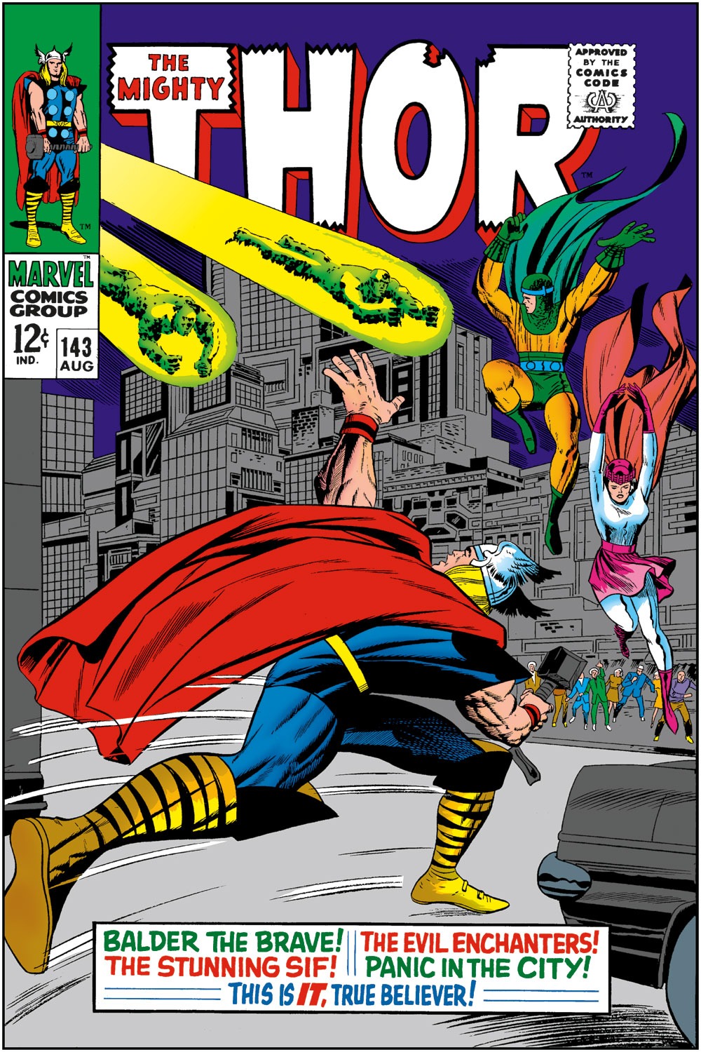 Read online Thor (1966) comic -  Issue #143 - 1