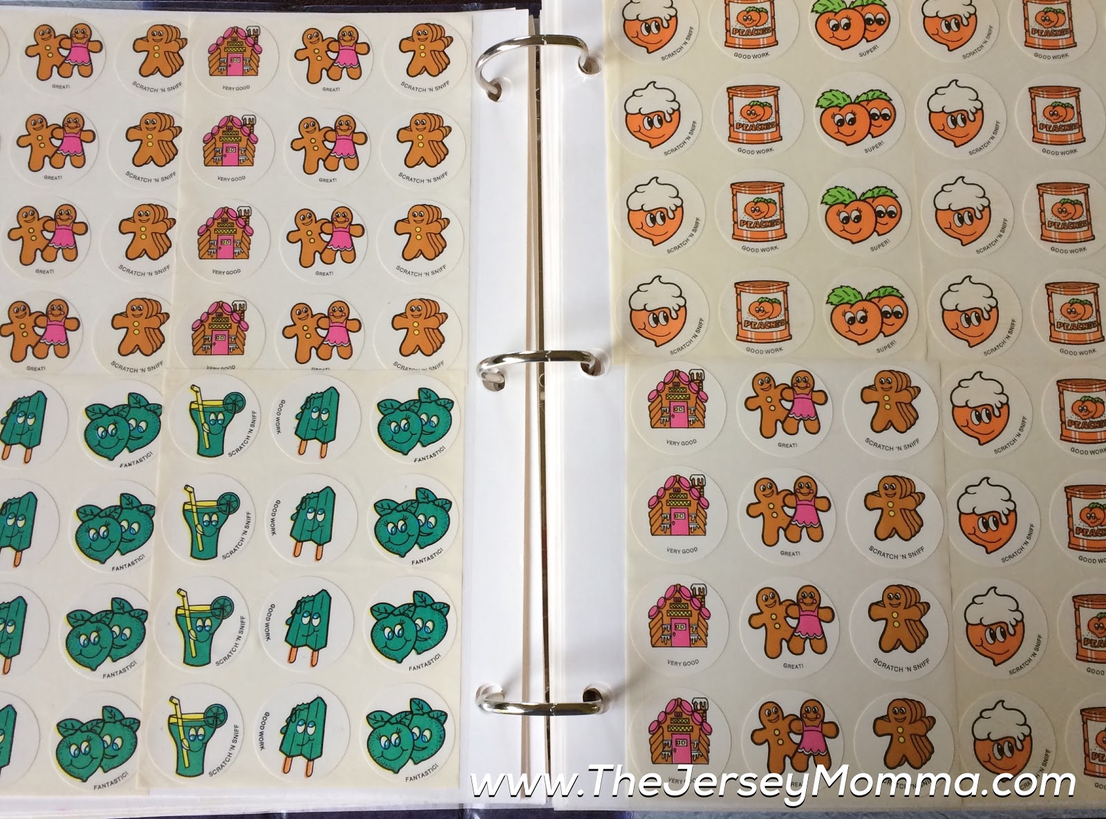 Scratch and Sniff Stickers 80's Flashback! The Jersey Momma