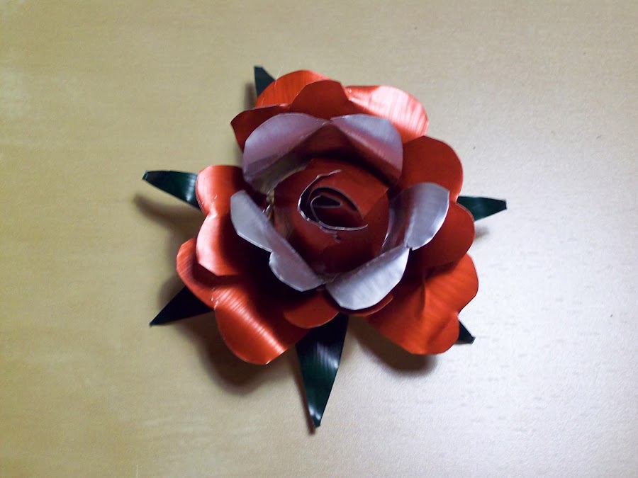 Rosa con capsulas de café.