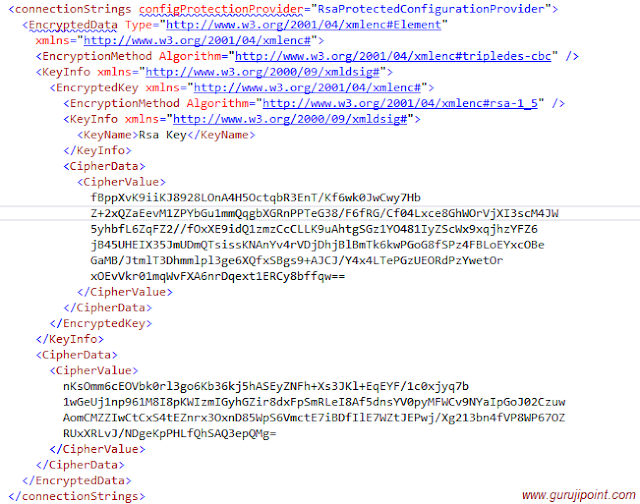 Encypt Connection String In .Config File C Guruji Point
