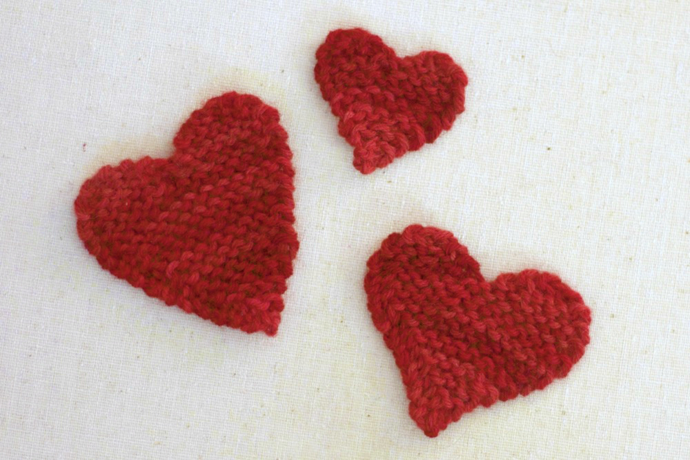How to Knit a Valentine Heart: Free Knitting Pattern ...