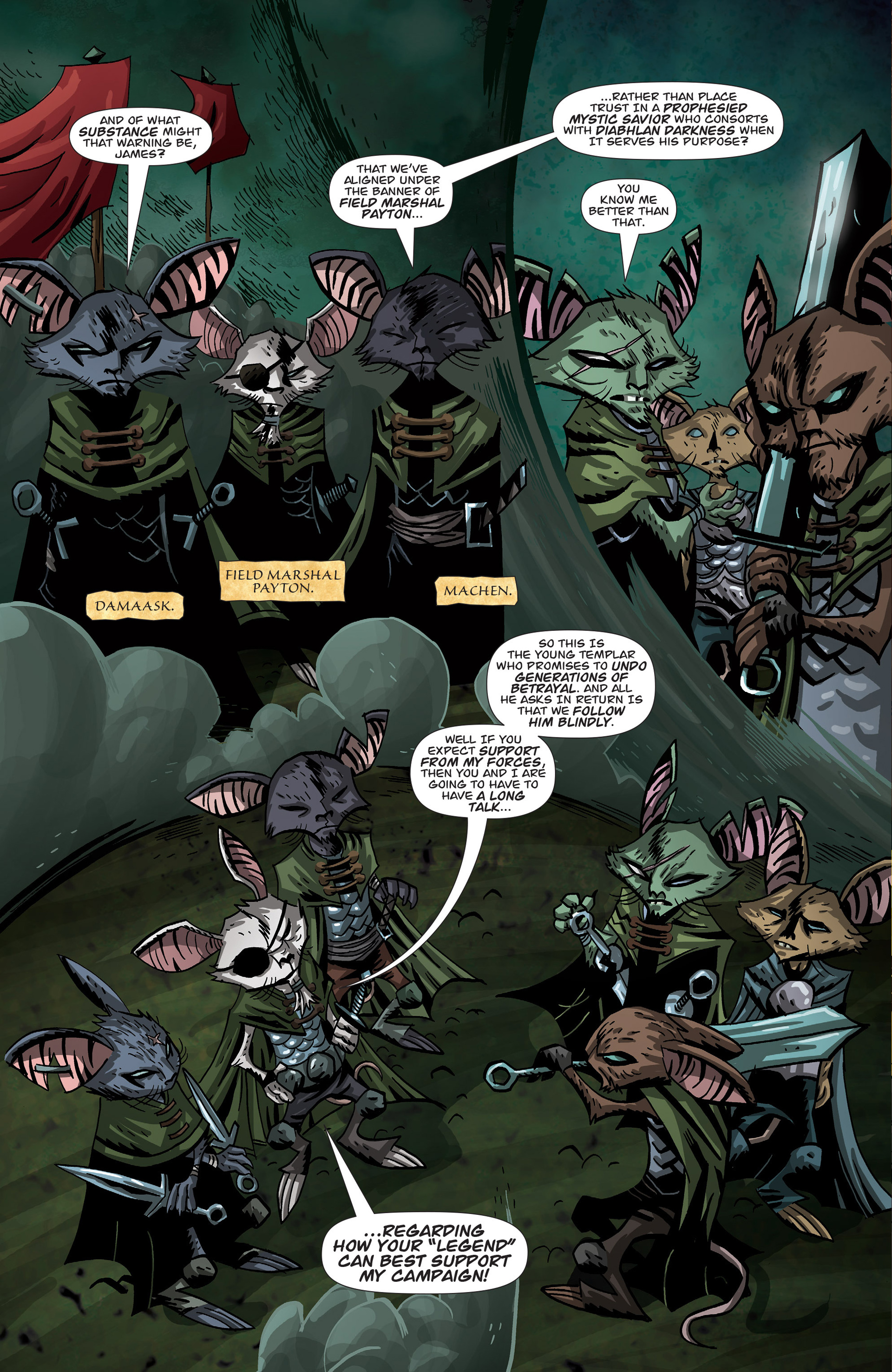 The Mice Templar Volume 4: Legend issue 10 - Page 23