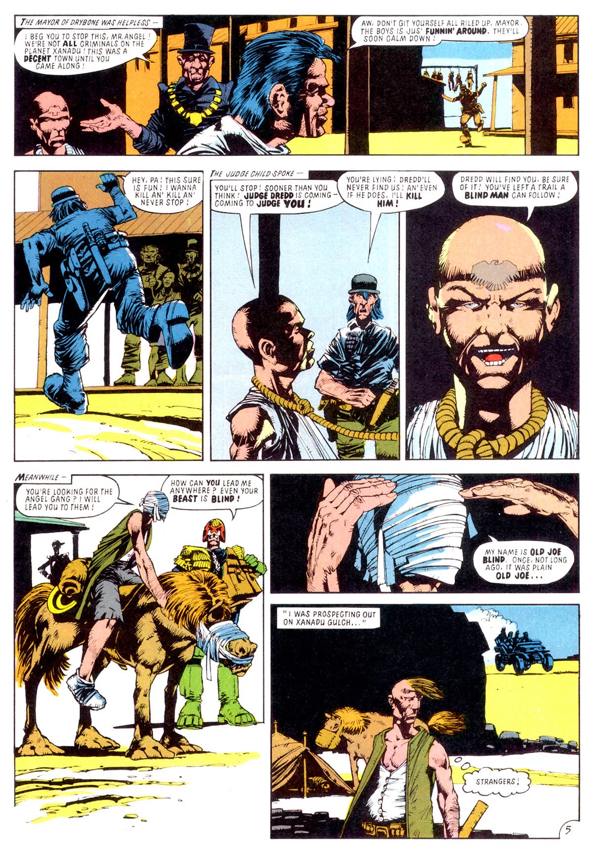 Read online Judge Dredd: The Judge Child Quest comic -  Issue #5 - 7