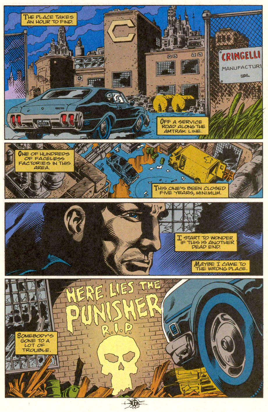 Read online The Punisher (1987) comic -  Issue #99 - Bury me Deep - 13