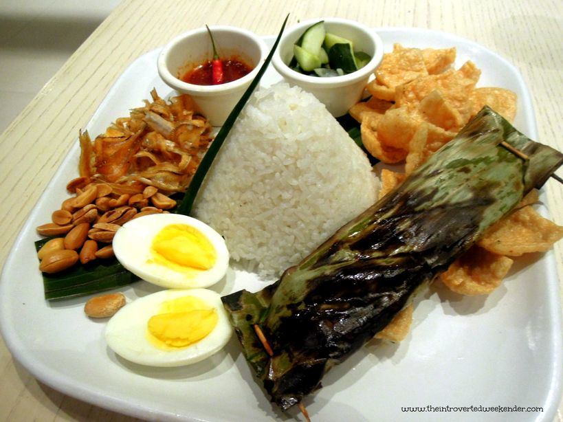 Nasi lemak for dinner at The Beach House at Costa Pacifica