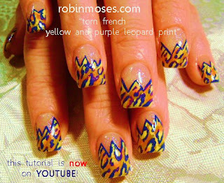 "jagged animal print nail art" "colorful animal print nail" "leopard nail"