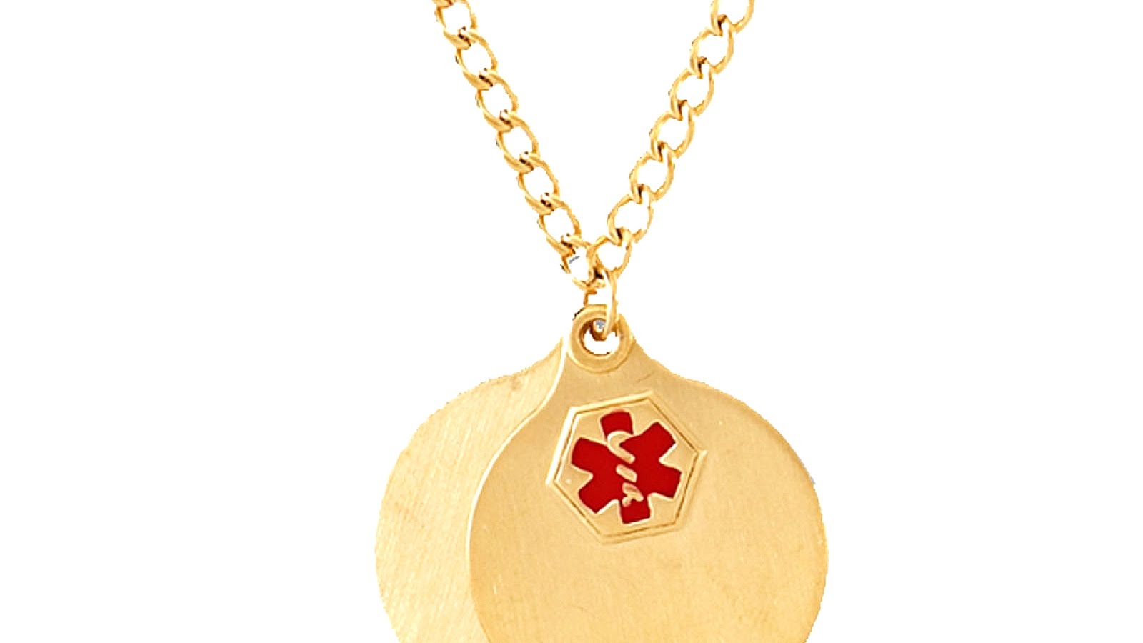 Gold Medical Alert Necklace Medicine Medicine Choices