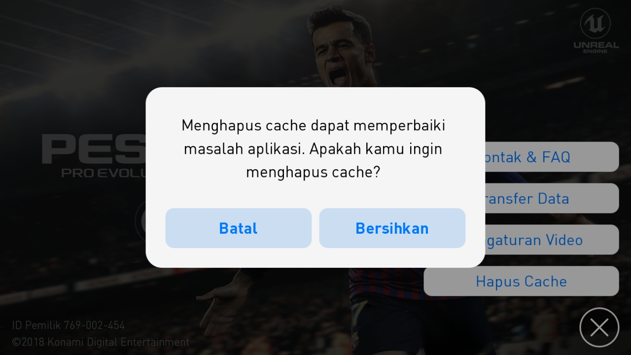 cara main pes 2019 mobile agar tidak