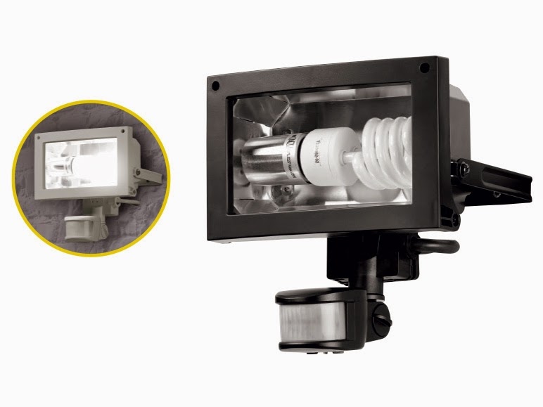 Livarno Lux® EnergySaving Spotlight with Motion Sensor in Lidl