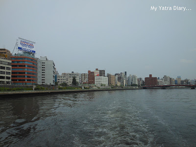 Panoramic views - Sumida river cruise, Tokyo