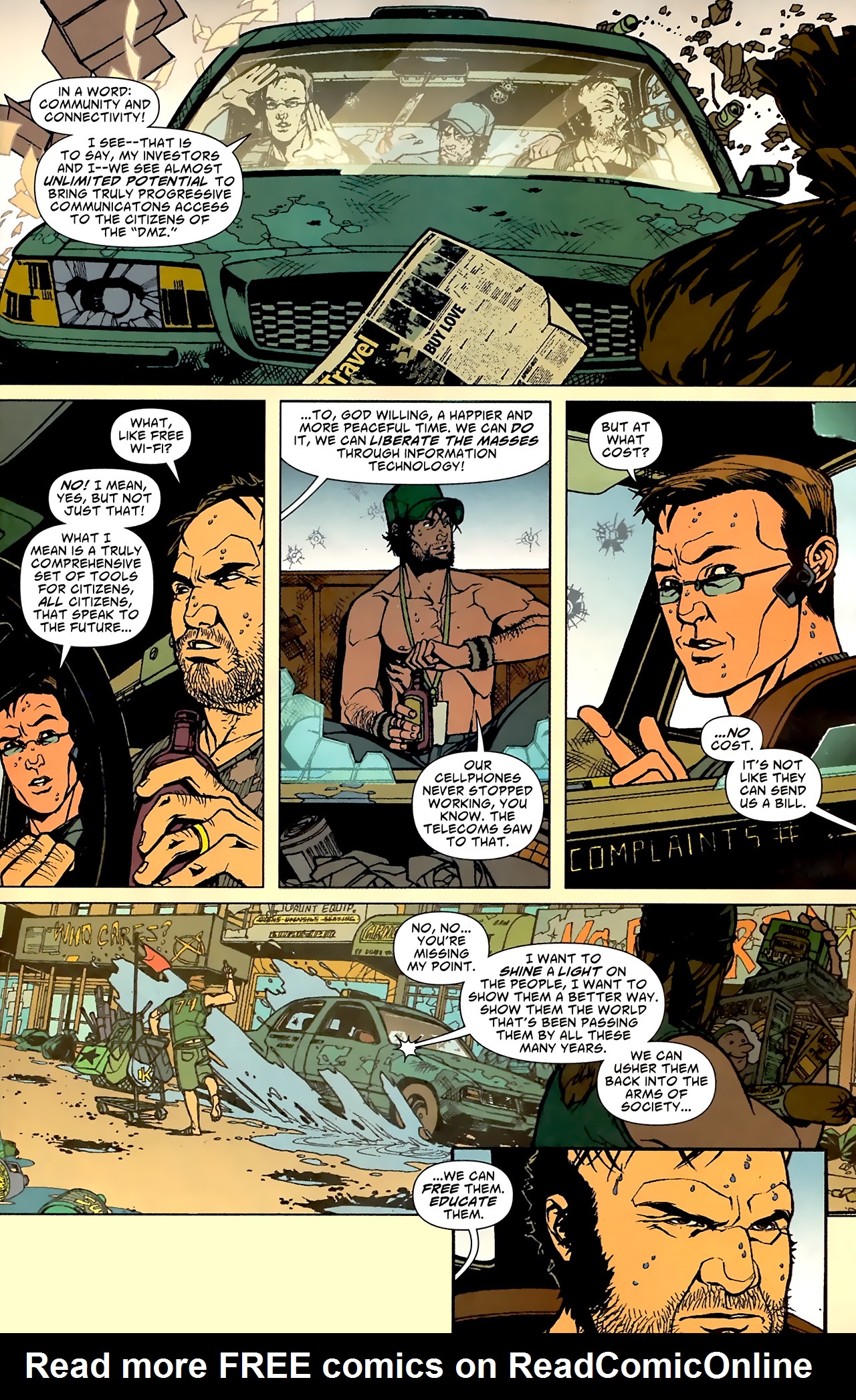 Read online DMZ (2006) comic -  Issue #50 - 4