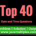 Top 40 Data and Time Questions in Java