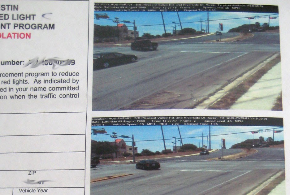 How to Read a Red Light Camera Ticket