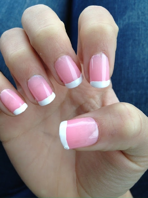 Pink French Manicure!