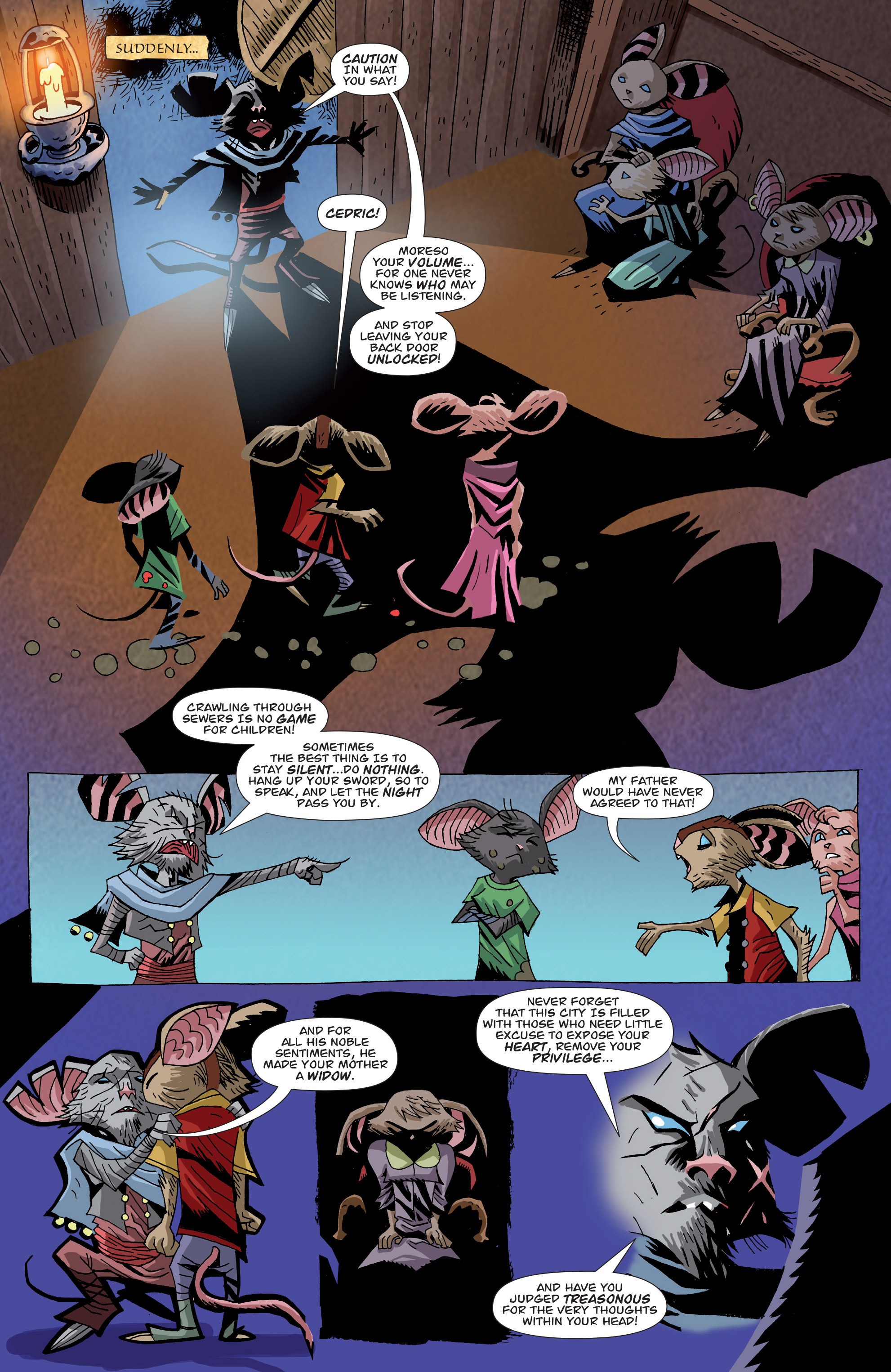 Read online The Mice Templar Volume 3: A Midwinter Night's Dream comic -  Issue # _TPB - 110