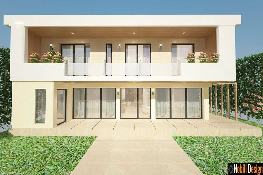 Design exterior - casa - moderna- Bucuresti | Proiect de casa la cheie - Bucuresti