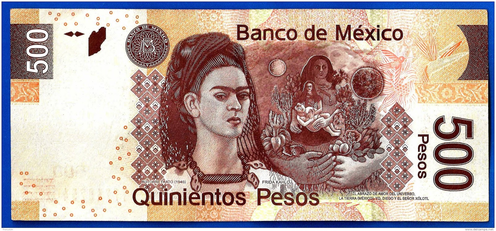 LES MAMELLES DE TIRESIAS BILLET DE 500 PESOS MEXICAIN HOMMAGE A les-mamelles-de-tiresias-billet-de-500-pesos-mexicain-hommage-a