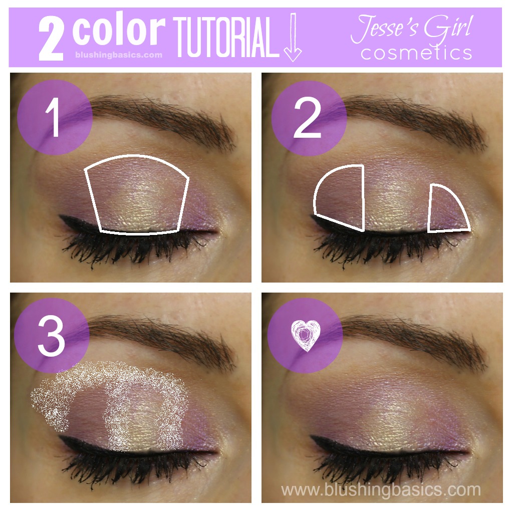 Colorful Eyeshadow Tutorial. Step by step pictures to complete