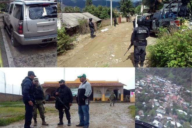 INSEGURIDAD, IMPUNIDAD, unos 100 sicarios disfrazados de militares "revientan" pueblo en GUERRERO,  6184098