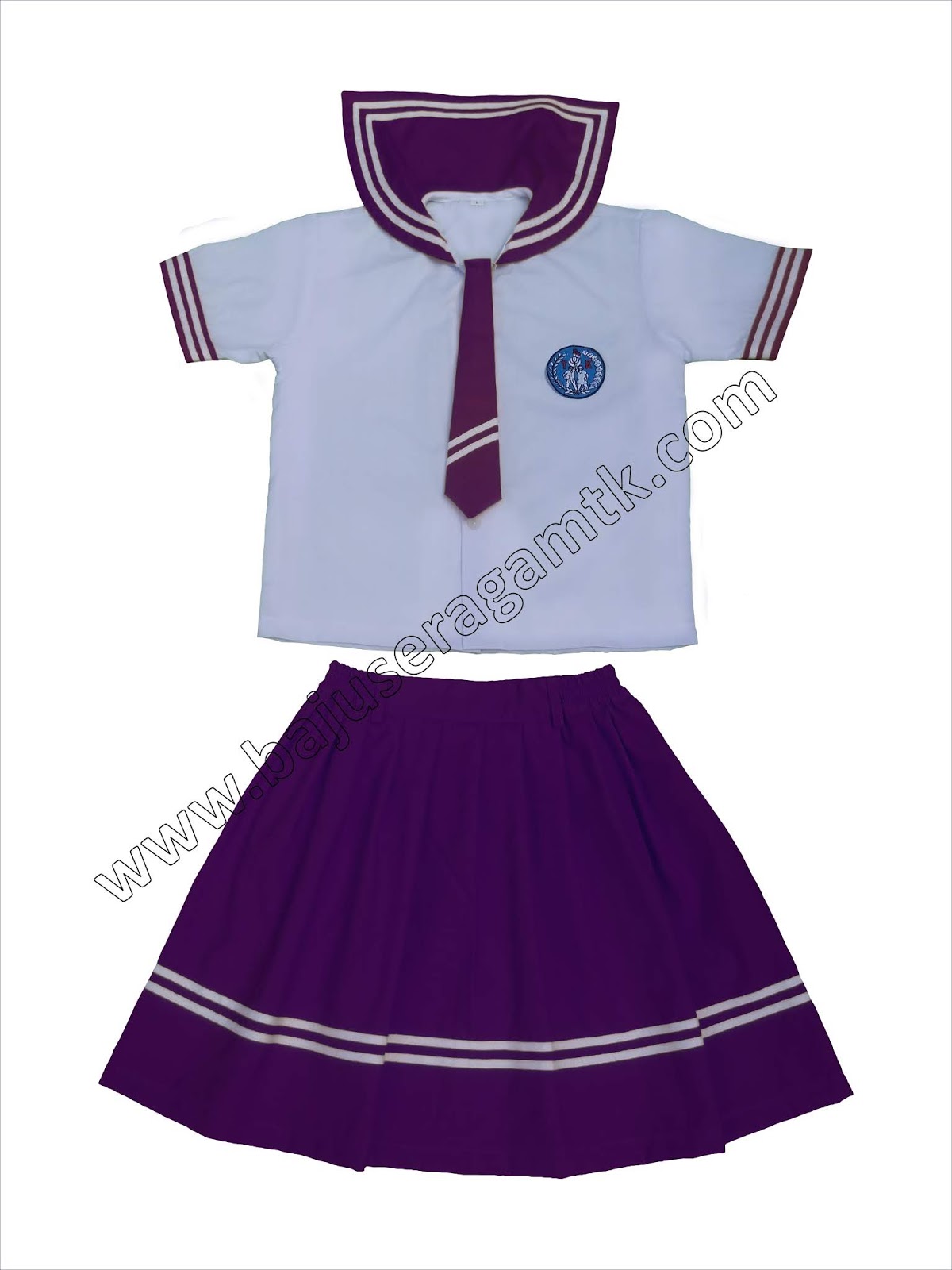 jual baju seragam TK PAUD model sailor korea