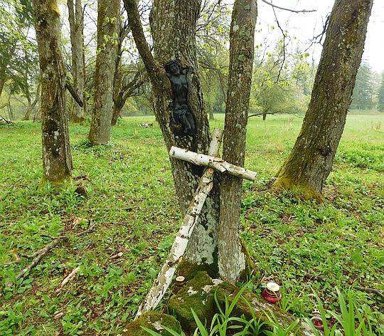 Chrystus podtrzymywany w konarze. Chrystus podtrzymywany w konarze.