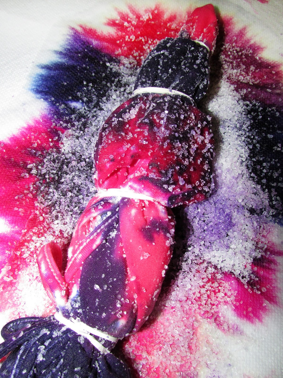 For the Love of Food: DIY Salt Resist Tie Dye Crafts