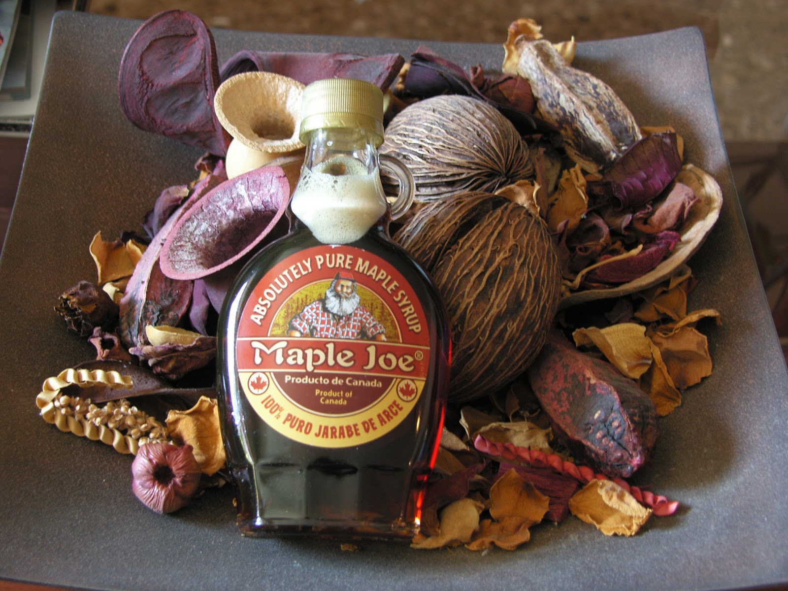 CAN JOAN I SARA: PLATANO MACHO FRITO CON JARABE DE ARCE