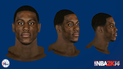 NBA 2K14 Thaddeus Young Cyberface Mod