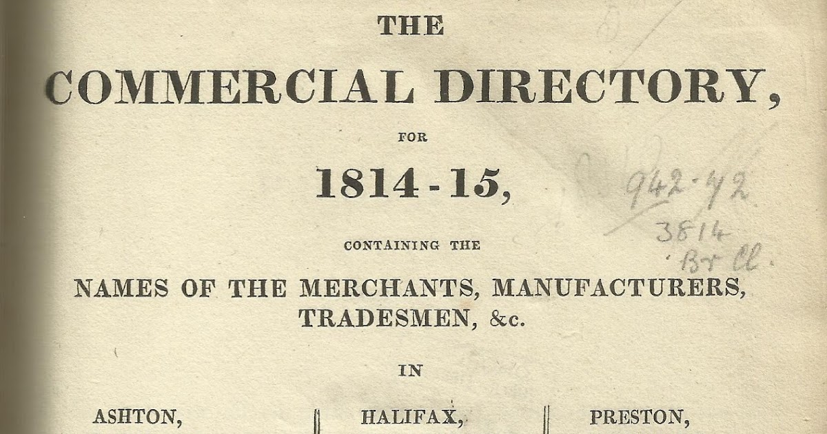 Chorley Commercial & Trade Directories 181415 Commercial Directory