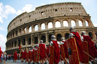 Natale di Roma Colosseo, gladiatori