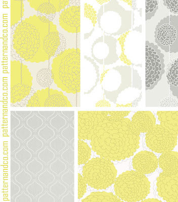 Michelle Drew When Grey Met Yellow+(1) Pattern course showcase part 4 - Module 3 (April 2012 class)