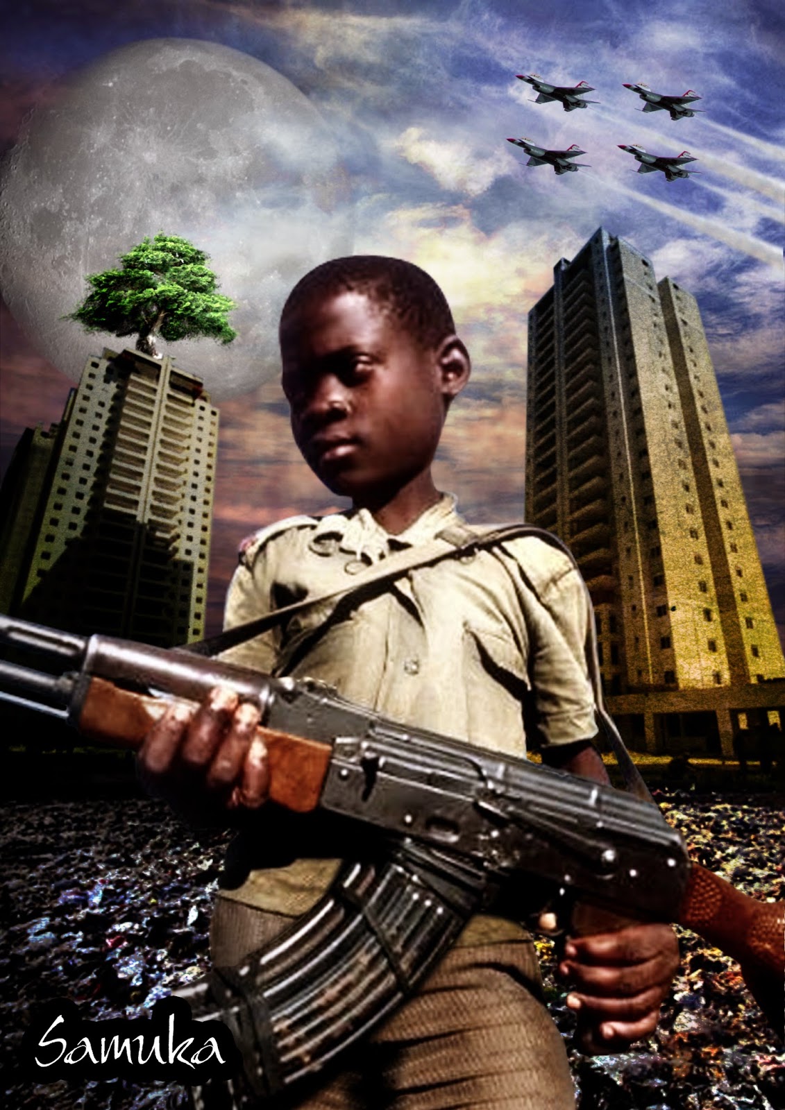 Samuel Barbosa Graphic Designer Crian a Armada Armed Child
