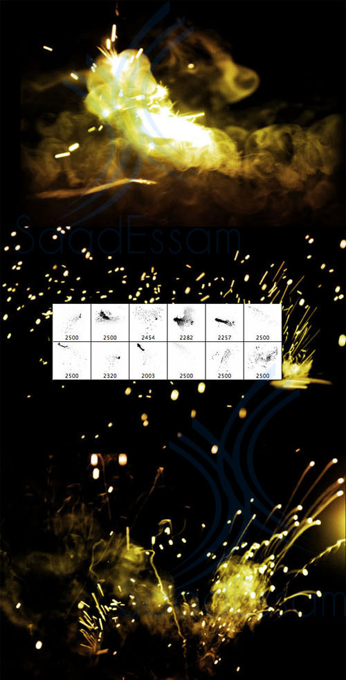 Sparks and Fire Brush