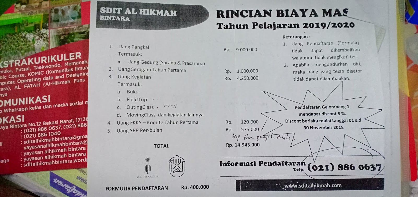 Catatan Mama danesh 2019