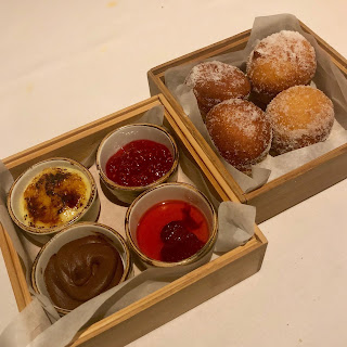 Doughnuts & dips at George's California Modern