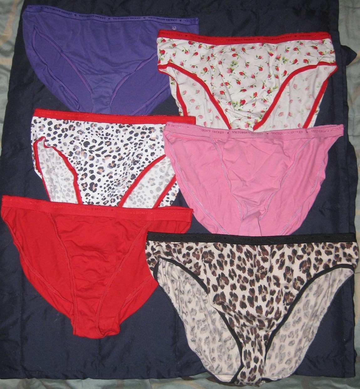 Real Women's Panties Wife's panties in different colors and patterns