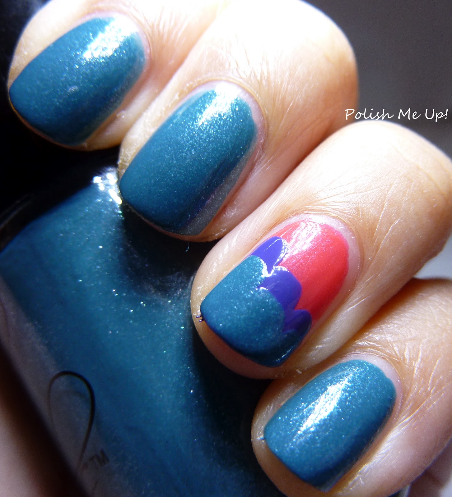 Polish Me Up! Cult Nails Let Me Fly with fluffy cloud accent