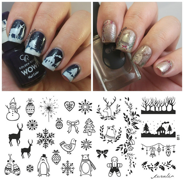 The clockwise Nail Polish: Curali 011 Stamping Plate Review