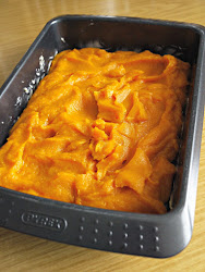 pumpkin puree pumpkins into turn cooked chunks homemade bags pressure