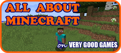 All the Minecraft materials on the Very Good Games blog