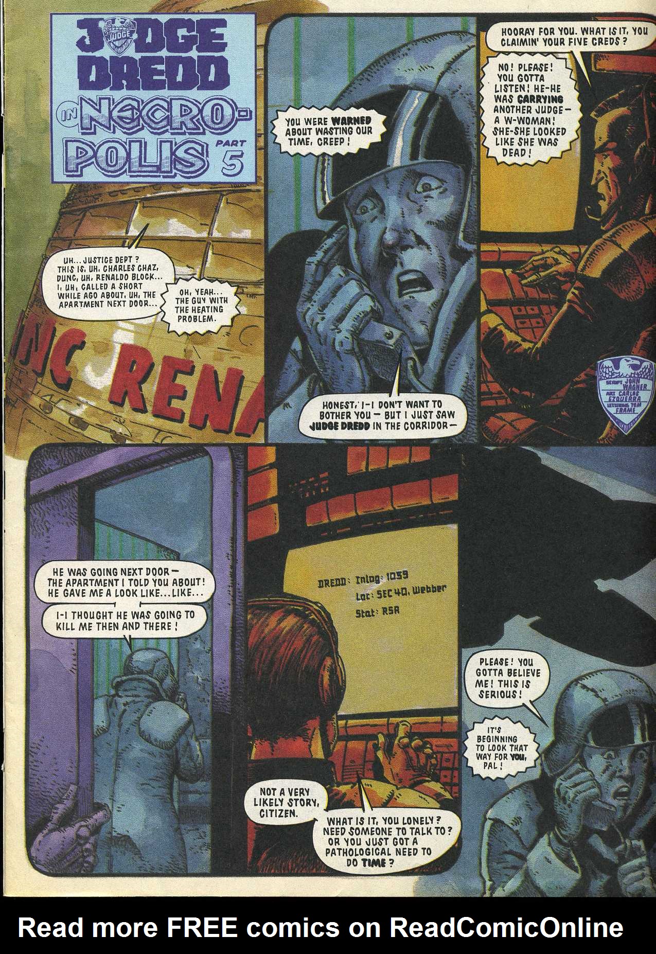 Read online Judge Dredd: The Complete Case Files comic -  Issue # TPB 14 (Part 1) - 136