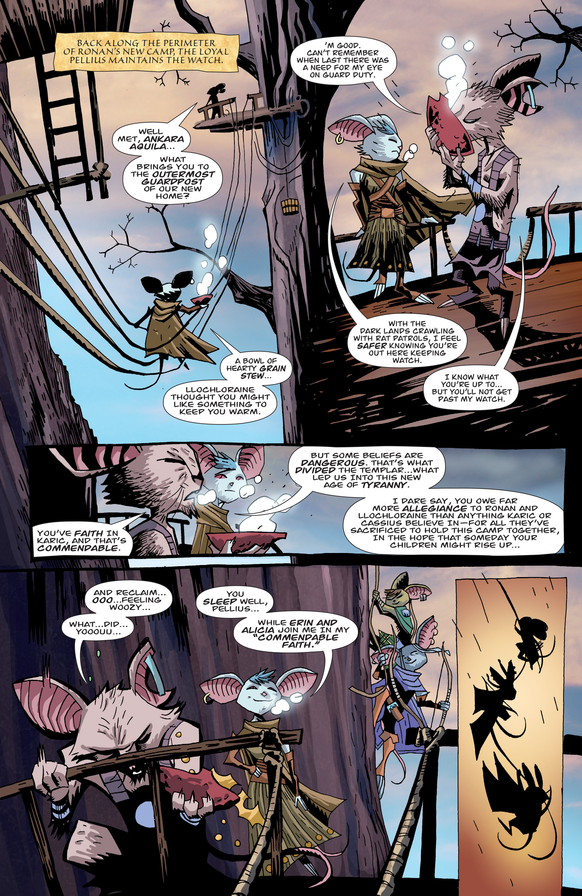 Read online The Mice Templar Volume 3: A Midwinter Night's Dream comic -  Issue # _TPB - 117